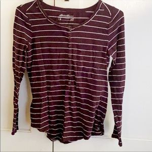 Eddie Bauer striped long sleeve